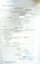 Land control board consent